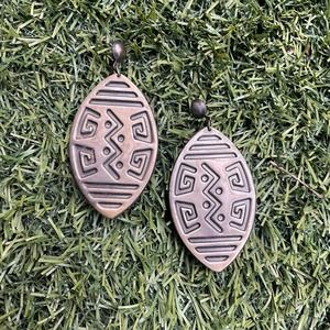 Vintage Aztec Boho Earrings